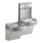 Zurn Elkay LZSTL8WSLK ezH20 8 GPH Light Gray Hands-Free Filtered Bottle Filling Station with Versatile Bi-Level Vandal-Resistant Drinking Fountain - Chilled Zurn Elkay LZSTL8WSLK ezH20 8 GPH Light Gray Hands-Free Filtered Bottle Filling Station with Versatile Bi-Level Vandal-Resistant Drinking Fountain - Chilled