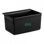 Choice Black Utility / Bussing Cart with Two Shelves - 32 Choice Black Utility / Bussing Cart with Two Shelves - 32