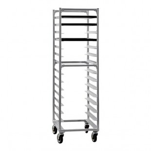New Age 15 Pan End Load Heavy-Duty Aluminum Bun / Sheet Pan Rack 1332 New Age 15 Pan End Load Heavy-Duty Aluminum Bun / Sheet Pan Rack 1332