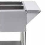 Avantco STE-2S Two Pan Open Well Electric Steam Table with Undershelf - 120V, 1000W