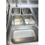 Avantco STE-2S Two Pan Open Well Electric Steam Table with Undershelf - 120V, 1000W
