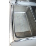 Avantco STE-2S Two Pan Open Well Electric Steam Table with Undershelf - 120V, 1000W