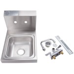 Advance Tabco 7-PS-23 Space Saving Hand Sink with Splash Mount Faucet - 12