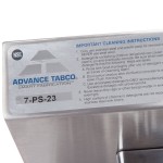 Advance Tabco 7-PS-23 Space Saving Hand Sink with Splash Mount Faucet - 12