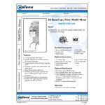 Univex SRMF20+ 20 Qt. Planetary Floor Mixer with Guard and Standard Accessories - 115V, 1/2 hp
