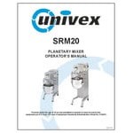 Univex SRMF20+ 20 Qt. Planetary Floor Mixer with Guard and Standard Accessories - 115V, 1/2 hp