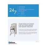 Univex SRMF20+ 20 Qt. Planetary Floor Mixer with Guard and Standard Accessories - 115V, 1/2 hp