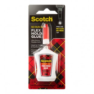 3M ScotchTM 0.14 oz. No Run Gel Flex Hold Glue with Precision Applicator 7010290878