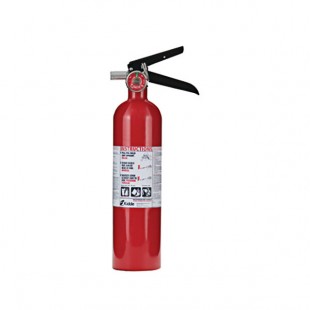 Kidde Pro 2.5 MP 466227 2.6 lb. ABC Multipurpose Fire Extinguisher with Wall Hanger - UL Rating 1-A:10-B:C Kidde Pro 2.5 MP 466227 2.6 lb. ABC Multipurpose Fire Extinguisher with Wall Hanger - UL Rating 1-A:10-B:C