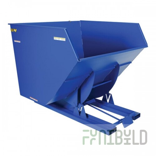 Vestil 4 Cubic Yard Heavy-Duty Self-Dumping Steel Forklift Hopper D-400-HD - 6,000 lb. Capacity