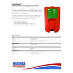 Hughes OptiWash Orange 10 Gallon Portable Gravity-Fed Self-Contained Eye Wash Station 10GFEW