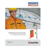 Hughes OptiWash Orange 10 Gallon Portable Gravity-Fed Self-Contained Eye Wash Station 10GFEW