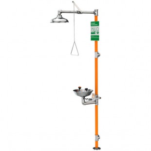 Guardian Equipment G1991 Stainless Steel Safety Station with Eyewash
