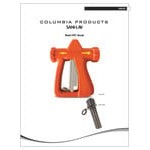 Sani-Lav NP10 Orange Stainless Steel Insulated Spray Nozzle with Stainless Steel Handle