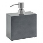 room360 New York 28 oz. Onyx Soap Dispenser with Mirrored Stainless Pump Top - 6/Case room360 New York 28 oz. Onyx Soap Dispenser with Mirrored Stainless Pump Top - 6/Case