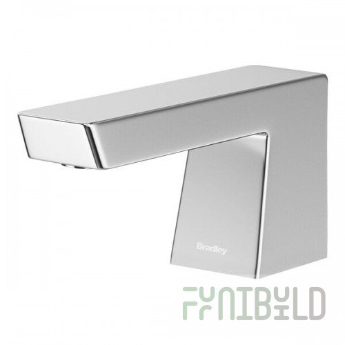 Bradley Verge Zen 6-3700-RFT-PC Polished Chrome Deck-Mounted Automatic Foam Soap Dispenser with 70.5 oz. Tank