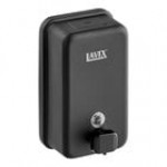 Lavex 40 fl. oz. (1,200 mL) Matte Black Stainless Steel Manual Surface-Mounted Vertical Liquid Soap Dispenser Lavex 40 fl. oz. (1,200 mL) Matte Black Stainless Steel Manual Surface-Mounted Vertical Liquid Soap Dispenser