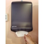 San Jamar T1700TBK Ultrafold Classic C-Fold / Multi-Fold Towel Dispenser