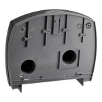 Kimberly-Clark Professional 09507 Black Jumbo Roll Horizontal Toilet Paper Dispenser with Stub Roll Section