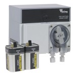 Viking Pro Battery Drain Chief Chemical Pump with Viton Tube for Solvent and D-Limonene Dosing