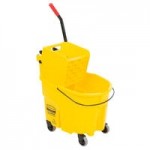 Rubbermaid® 1861427 Executive High Security Janitor Cart with Locking Hood and Cabinets