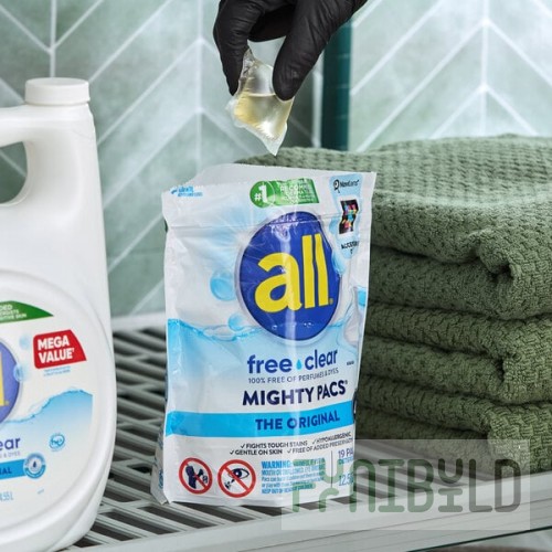 All Free Clear MIGHTY PACS 19-Count Laundry Detergent Pacs - 6/Case