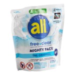 All Free Clear MIGHTY PACS 19-Count Laundry Detergent Pacs - 6/Case All Free Clear MIGHTY PACS 19-Count Laundry Detergent Pacs - 6/Case