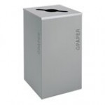 Ex-Cell Kaiser RC-KDSQ-P BT-WHT Black Tie Kaleidoscope White Gloss Square 24 Gallon Paper Receptacle Ex-Cell Kaiser RC-KDSQ-P BT-WHT Black Tie Kaleidoscope White Gloss Square 24 Gallon Paper Receptacle