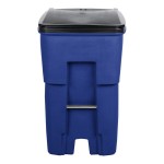 Rubbermaid® FG9W2273BLUE BRUTE 95 Gallon Blue Wheeled Rectangular Trash Can with Lid Rubbermaid® FG9W2273BLUE BRUTE 95 Gallon Blue Wheeled Rectangular Trash Can with Lid