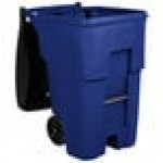 Rubbermaid® FG9W2273BLUE BRUTE 95 Gallon Blue Wheeled Rectangular Trash Can with Lid Rubbermaid® FG9W2273BLUE BRUTE 95 Gallon Blue Wheeled Rectangular Trash Can with Lid