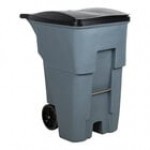 Rubbermaid® FG9W2273BLUE BRUTE 95 Gallon Blue Wheeled Rectangular Trash Can with Lid Rubbermaid® FG9W2273BLUE BRUTE 95 Gallon Blue Wheeled Rectangular Trash Can with Lid