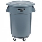 Rubbermaid® FG9W2273BLUE BRUTE 95 Gallon Blue Wheeled Rectangular Trash Can with Lid Rubbermaid® FG9W2273BLUE BRUTE 95 Gallon Blue Wheeled Rectangular Trash Can with Lid
