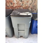 Rubbermaid® FG9W2273BLUE BRUTE 95 Gallon Blue Wheeled Rectangular Trash Can with Lid Rubbermaid® FG9W2273BLUE BRUTE 95 Gallon Blue Wheeled Rectangular Trash Can with Lid