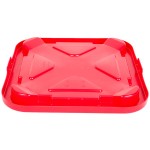 Rubbermaid® FG352900RED BRUTE Snap-Lock 28 Gallon Red Square Lid