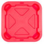 Rubbermaid® FG352900RED BRUTE Snap-Lock 28 Gallon Red Square Lid