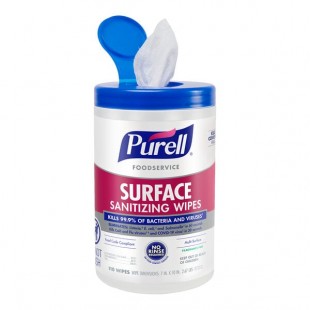 PURELL® 9341-06 Foodservice No-Rinse Food Contact Surface Sanitizing Wipes - 660/Case PURELL® 9341-06 Foodservice No-Rinse Food Contact Surface Sanitizing Wipes - 660/Case