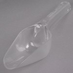 Rubbermaid® FG288200CLR Bouncer 6 oz. Clear Plastic Bar Scoop
