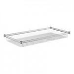 Regency Chrome Two Basket and One Shelf Utility Cart - 24 Regency Chrome Two Basket and One Shelf Utility Cart - 24