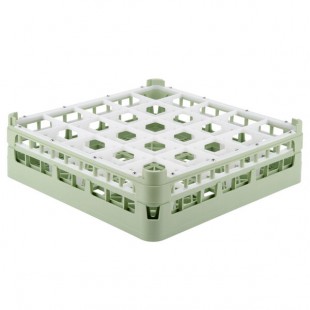 Vollrath 52710 Signature Full-Size Light Green 25-Compartment 4 5/16
