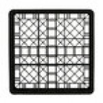 Vollrath TR10FFF Traex® Full-Size Black 9-Compartment 7 7/8