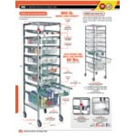 Quantum PARtition Chrome Medical Starter Unit with Wire Baskets PS-S2475-8WB