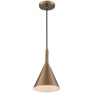 SATCO/NUVO Lightcap 1-Light Mini Pendant Light with Burnished Bronze Finish - 120V, 60W SATCO/NUVO Lightcap 1-Light Mini Pendant Light with Burnished Bronze Finish - 120V, 60W