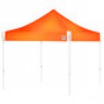 E-Z Up HV910RCBOR Hi-Viz Utility Instant Shelter 10' x 10' Bright Orange Canopy with White Frame E-Z Up HV910RCBOR Hi-Viz Utility Instant Shelter 10' x 10' Bright Orange Canopy with White Frame