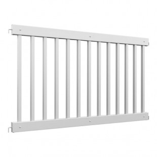 Mod-Fence Mod-Traditional 6' Unassembled White Traditional Fence Panel Mod-Fence Mod-Traditional 6' Unassembled White Traditional Fence Panel