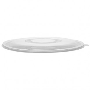 Fineline 5024-FL Super Bowl Clear PET Plastic Flat Lid for 24 oz. Round Bowls - 100/Case Fineline 5024-FL Super Bowl Clear PET Plastic Flat Lid for 24 oz. Round Bowls - 100/Case
