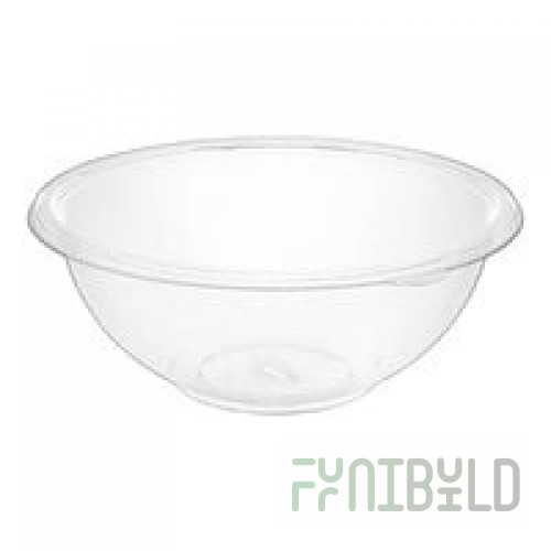 Fineline 5160-CL Super Bowl 160 oz. Clear PET Plastic Bowl - 25/Case