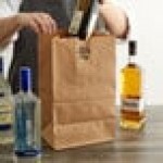 Duro Bulwark 20 lb. Shorty Extra Heavy-Duty Natural Kraft Paper Bag - 400/Bundle