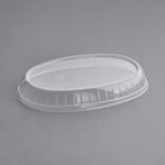 World Centric 32 oz. Compostable Fiber Burrito Bowl Lid - 300/Case