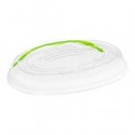 World Centric 32 oz. Compostable Fiber Burrito Bowl Lid - 300/Case