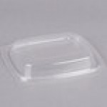 Dart C32DDLR ClearPack Clear Snap-On Dome Lid for 24 and 32 oz. Plastic Containers - 63/Pack